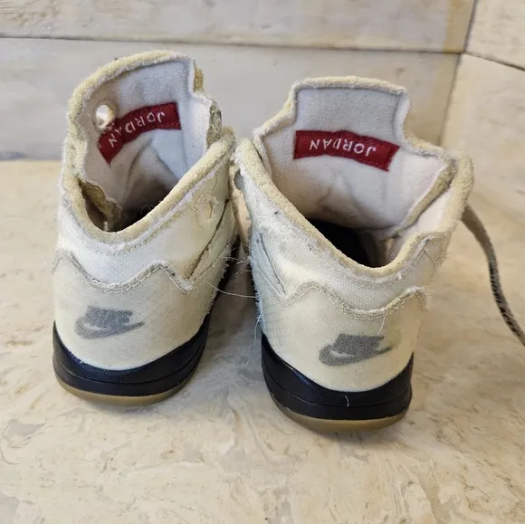 Jordan 5 Off white sail jordan retro 5 toddler shoes off-white
