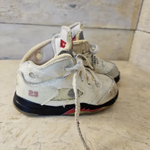 Jordan 5 Off white sail jordan retro 5 toddler shoes off-white
