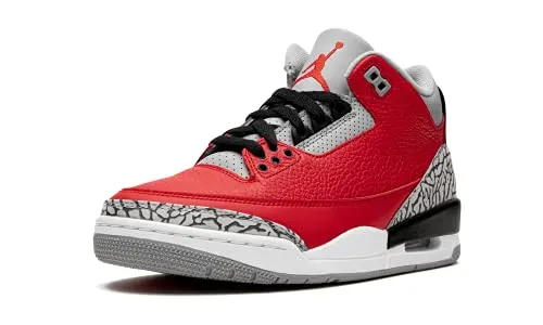 Jordan Mens Air Jordan 3 Retro CK5692 600 Red Cement/Unite - Size 7