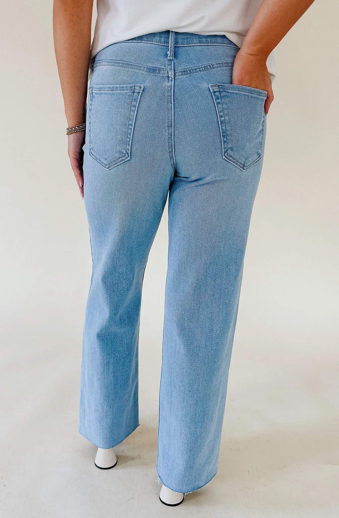 JUST BLACK SLIM PALAZZO JEAN