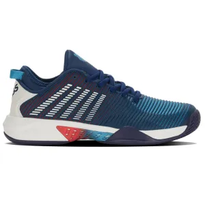 K Swiss Hypercourt Supreme Blue Opal /Blanc De Blanc /Lollipop Men Tennis Shoes