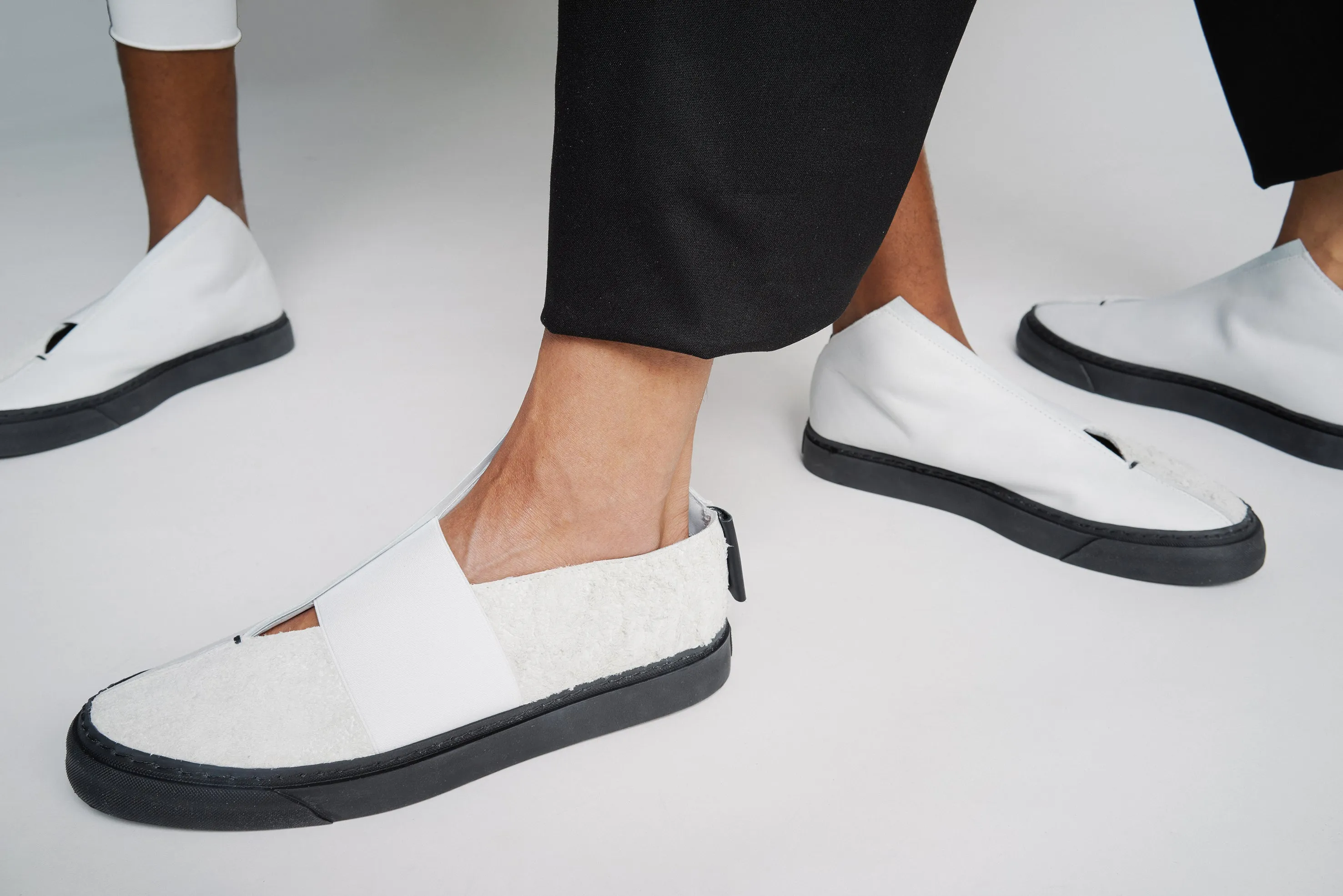 K1 / TIBET WHITE / UNISEX LEATHER SNEAKER