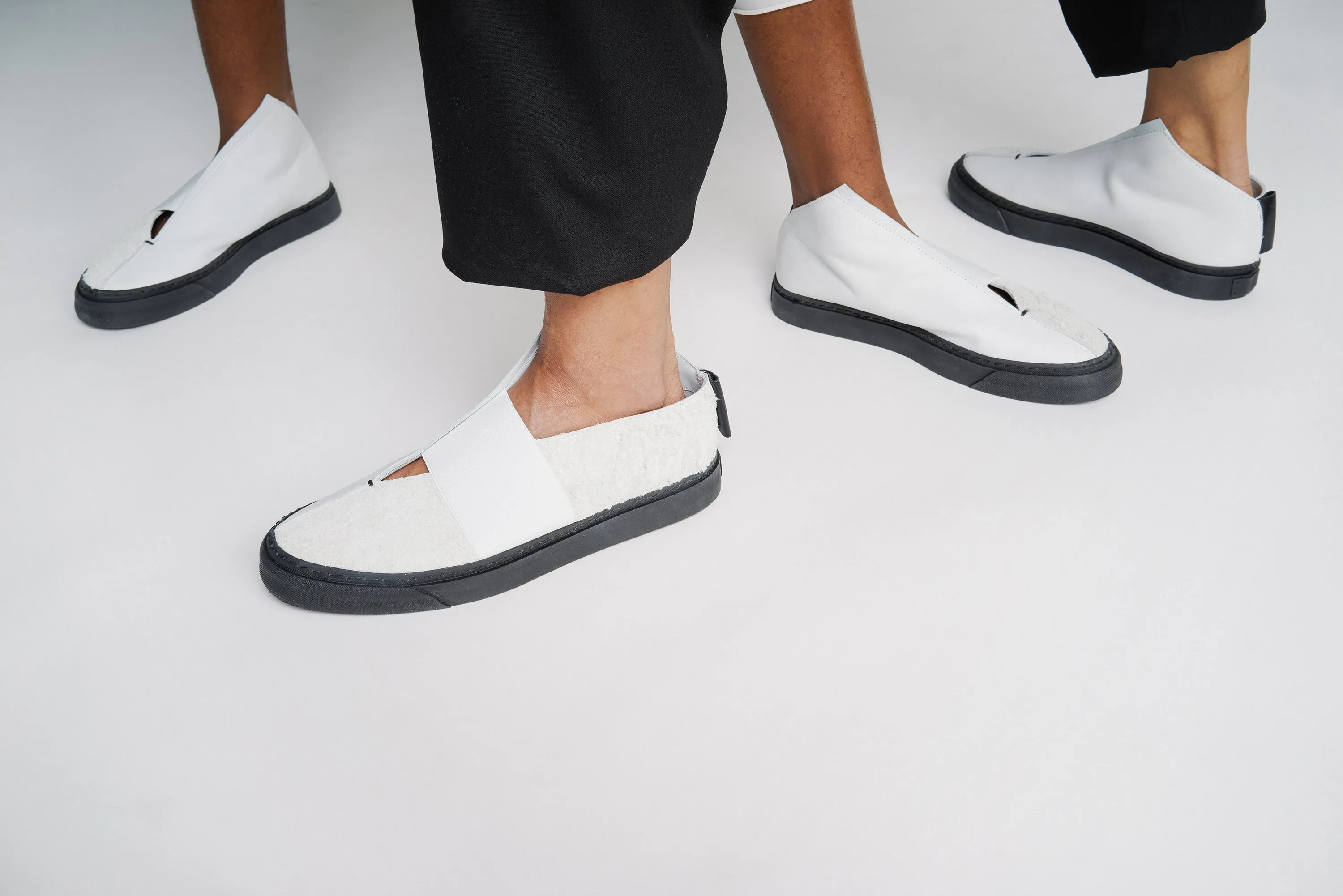 K1 / TIBET WHITE / UNISEX LEATHER SNEAKER