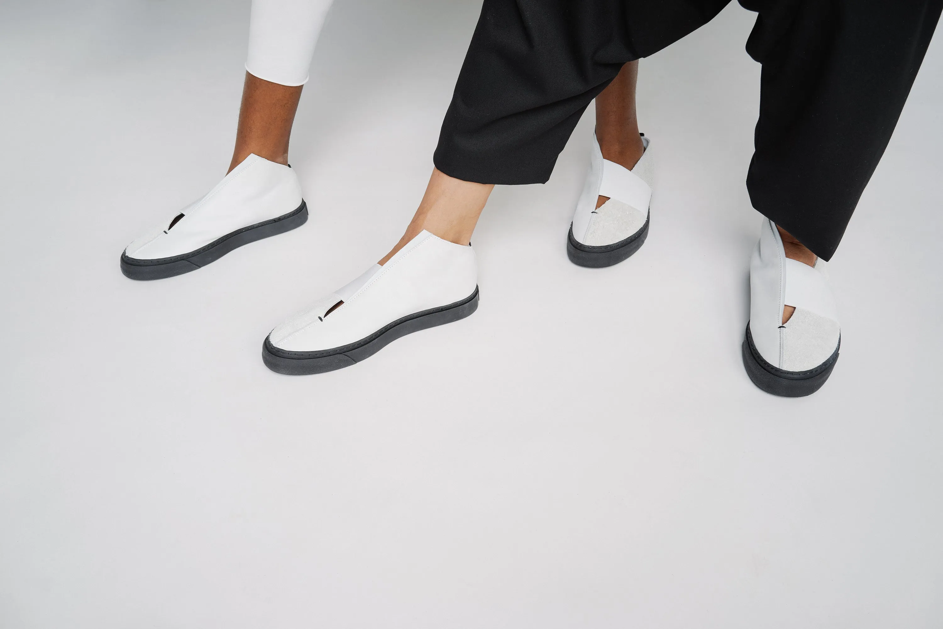 K1 / TIBET WHITE / UNISEX LEATHER SNEAKER