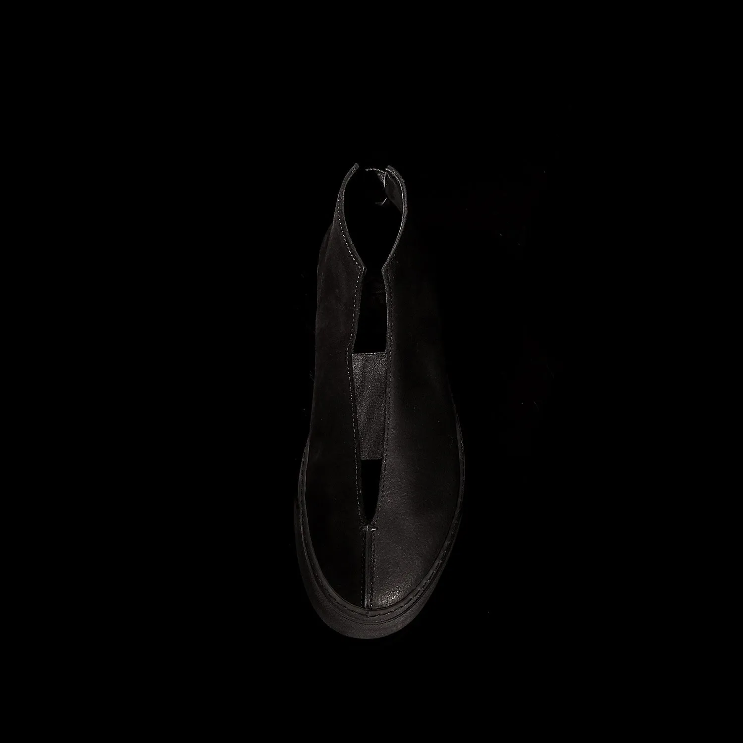 K3 / ALL BLACK / UNISEX LEATHER SNEAKER