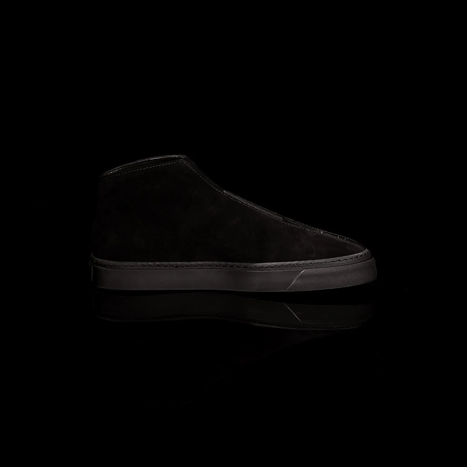 K3 / ALL BLACK / UNISEX LEATHER SNEAKER