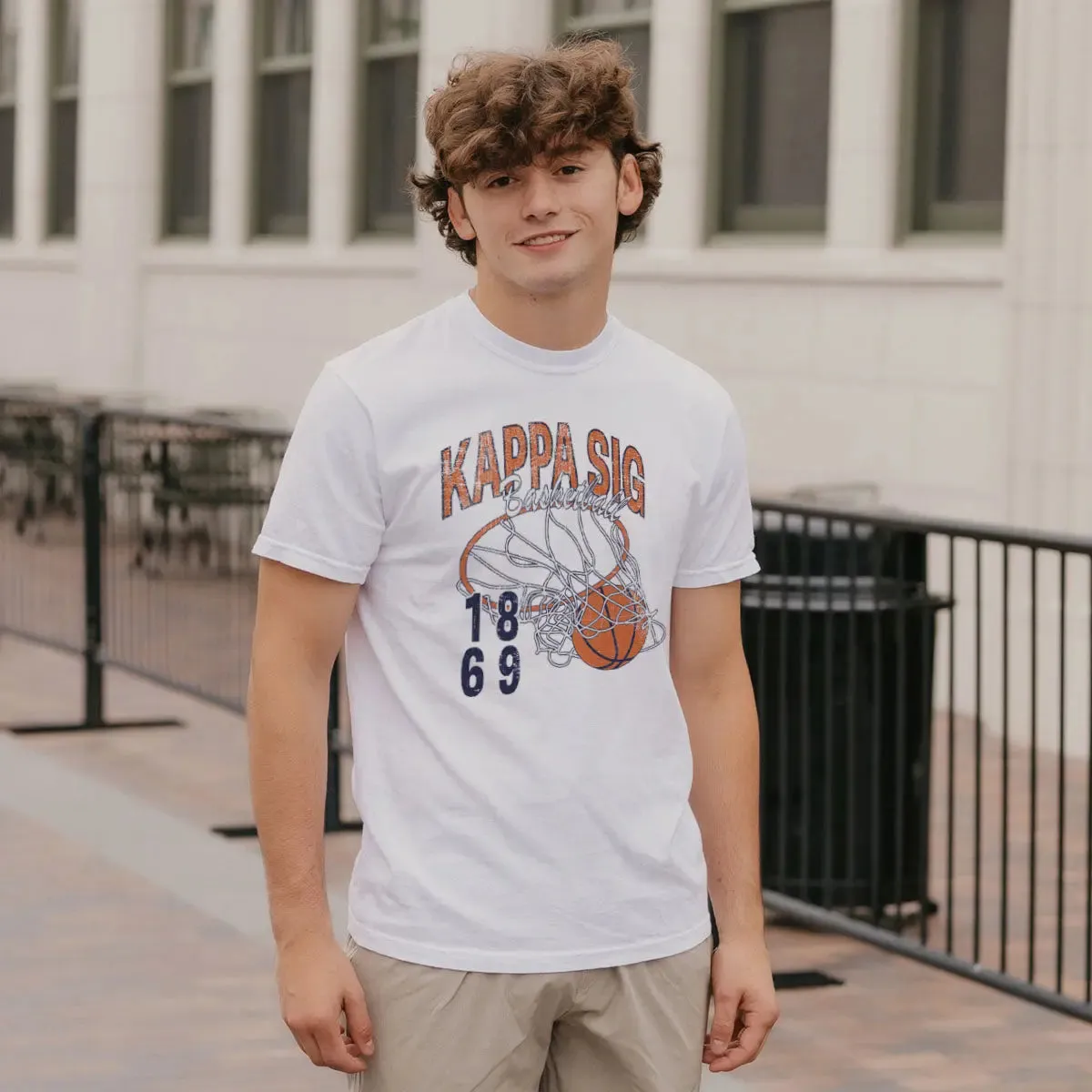 Kappa Sig Retro Basketball Short Sleeve Tee