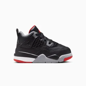 Kid's Air Jordan 4 Retro "Bred Reimagined" Toddlers