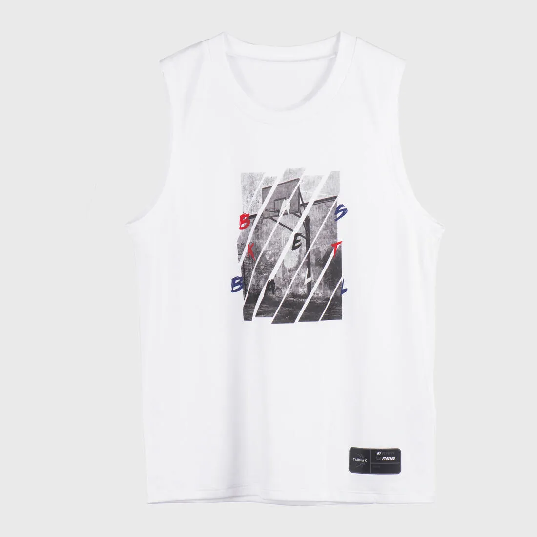 Kids' Sleeveless Basketball Jersey TS500NS