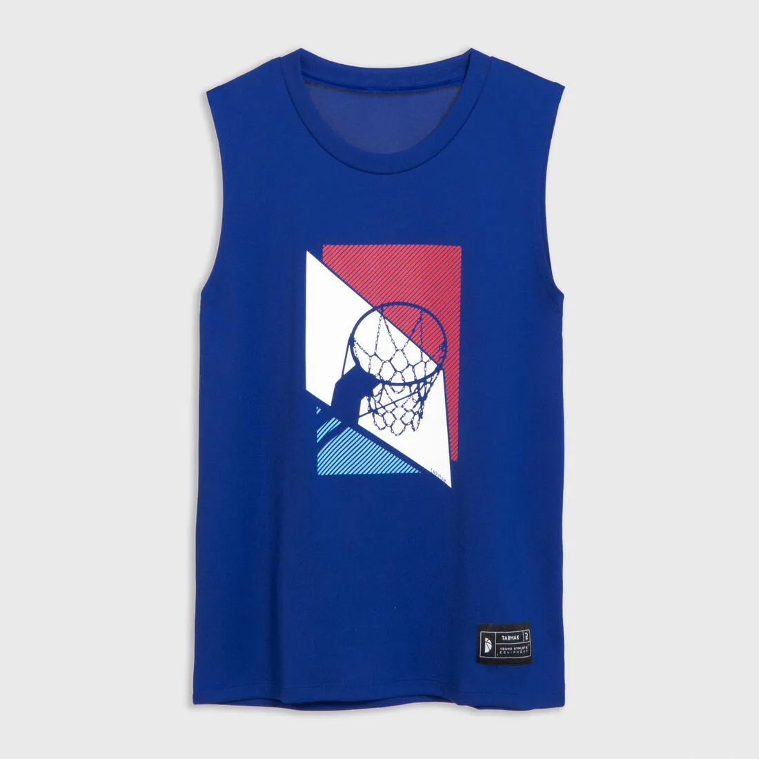 Kids' Sleeveless Basketball Jersey TS500NS