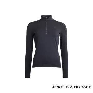 Kingsland KL Aisla Ladies 1/2 Zip Training Shirt - Black