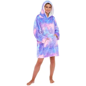 Kósýpeysa Purple Galaxy Fullorðina