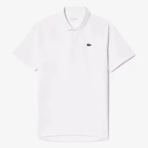 Lacoste Men's Rip Resistant Plain Tennis Polo (White)