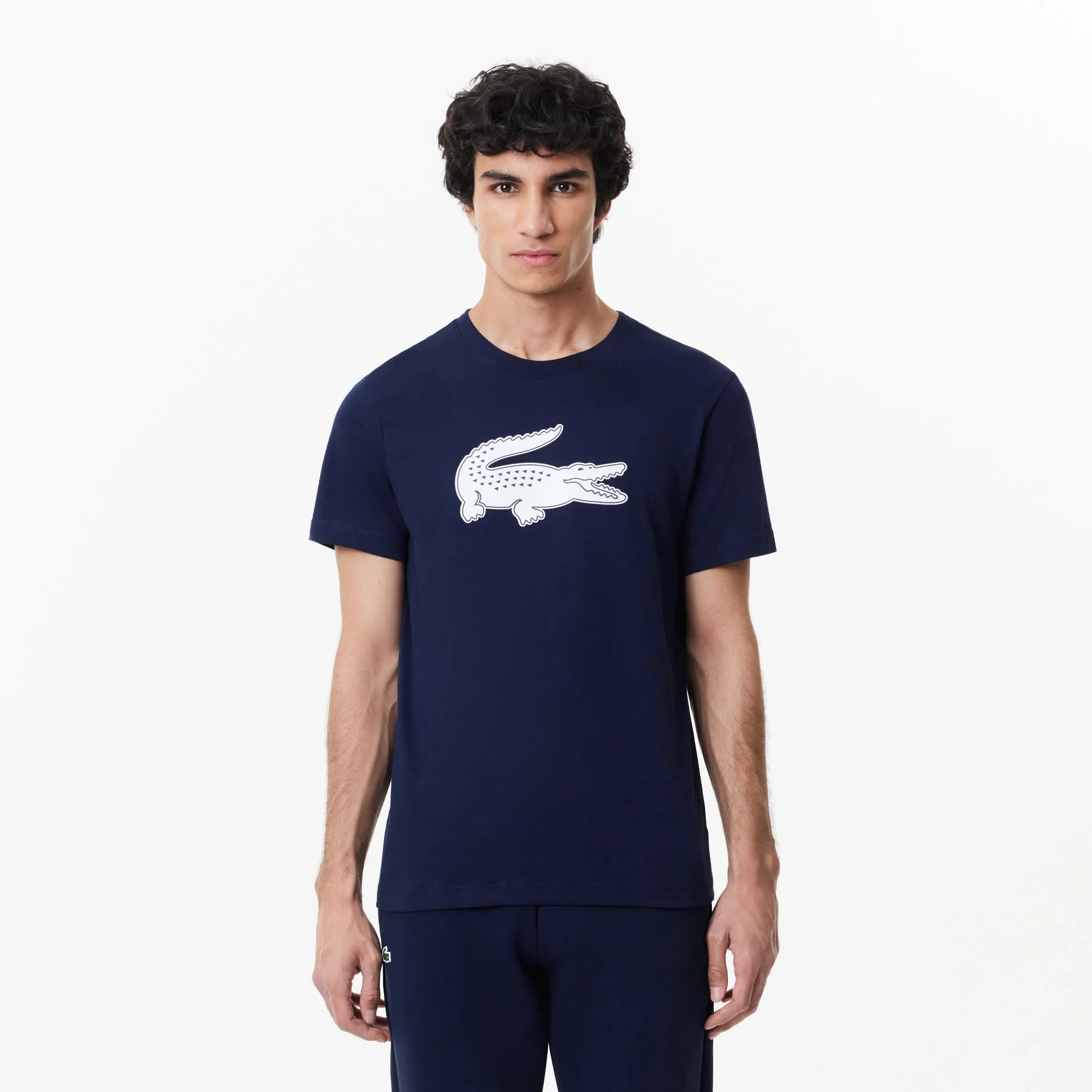 Lacoste Men's Sport 3D Print Croc Jersey T-Shirt