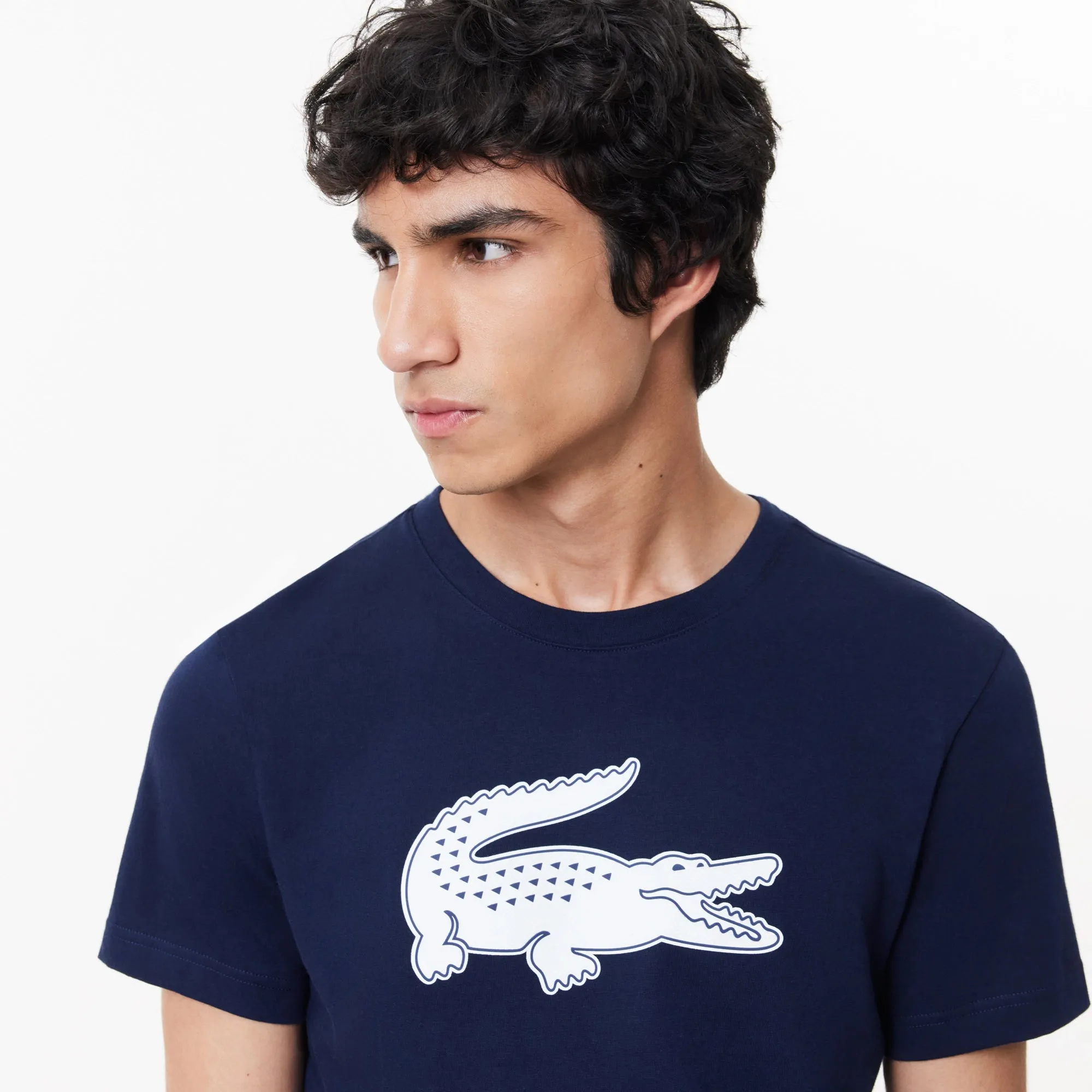 Lacoste Men's Sport 3D Print Croc Jersey T-Shirt