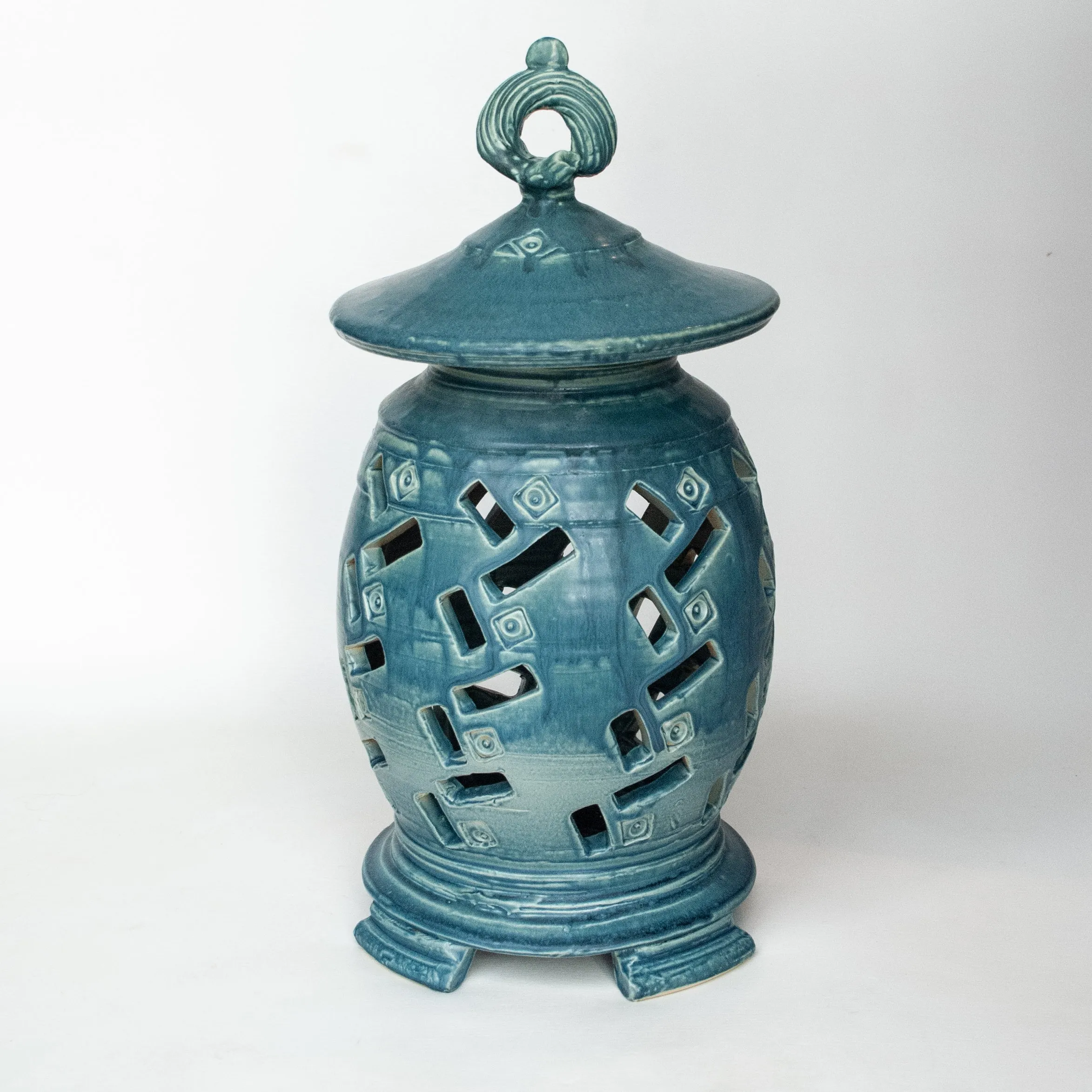 Large Green Garden Lantern