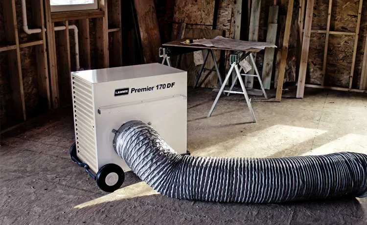 L.B. White Premier 170 Dual Fuel Heater - 170,000 BTUH