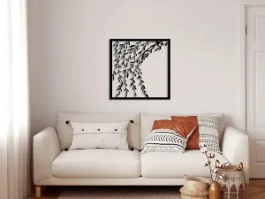 Leafy Branch Metal Wall Decor
