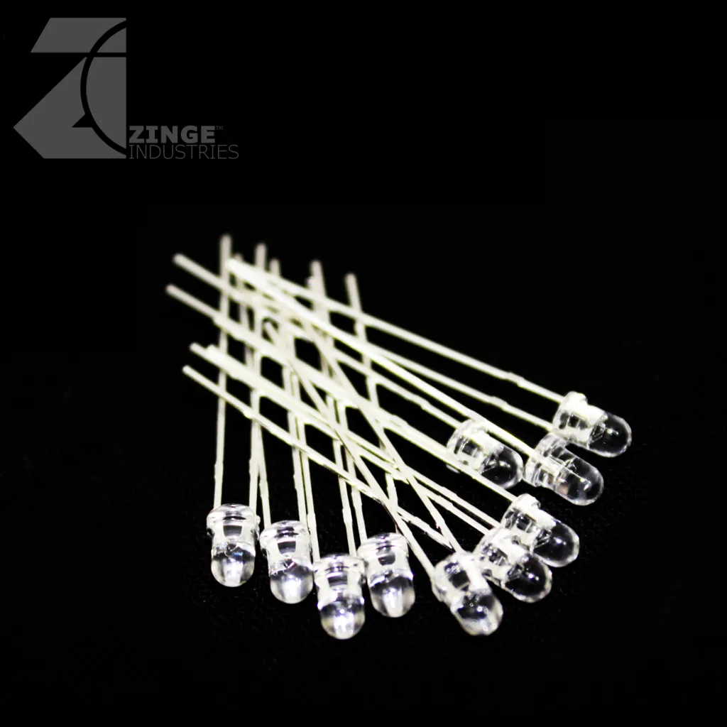 LEDs - Set of 10 - Pink - Solid - Constant Light