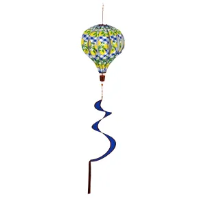 Lemon Plaid Balloon Spinner,45b355