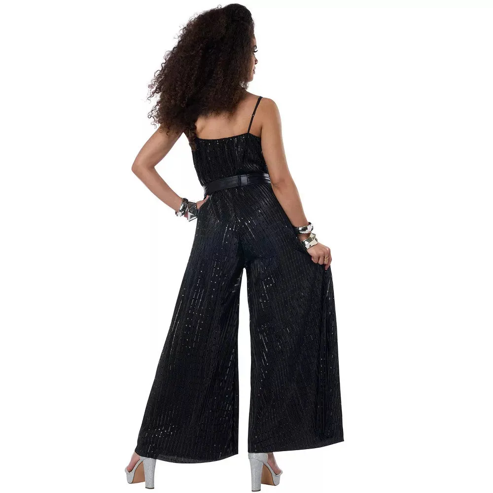 Let's Dance Disco Jumpsuit Womens Costume