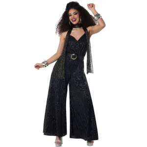 Let's Dance Disco Jumpsuit Womens Costume
