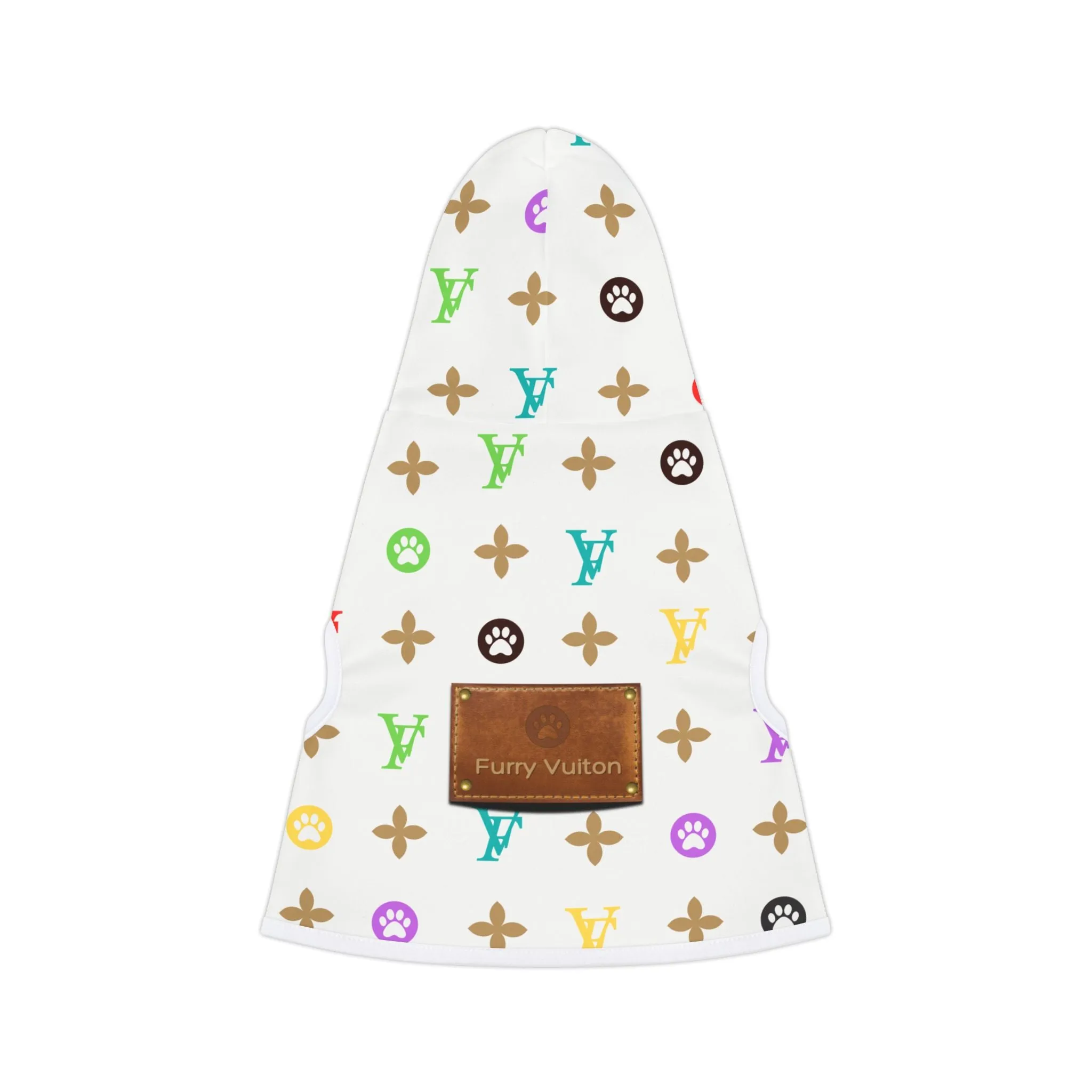 Light Furry Vuitton Pet Sweatshirt Hoodie