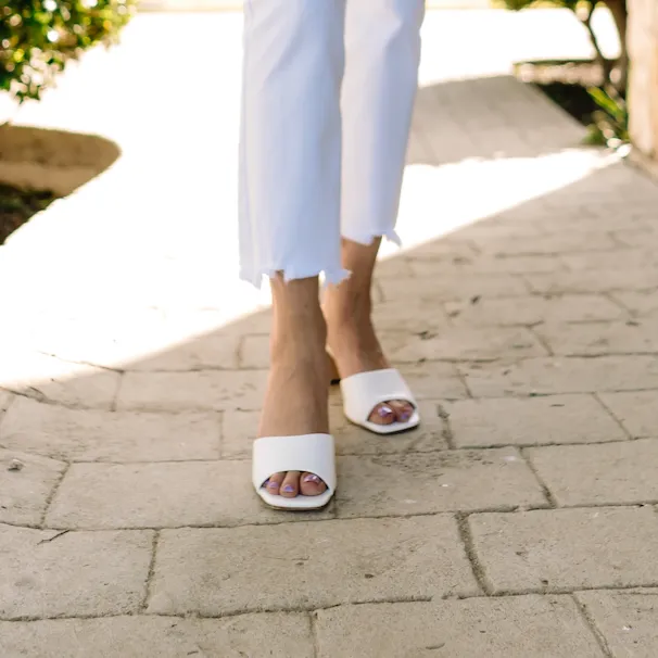 Lindsey Bold Upper Mule Heel - FINAL SALE