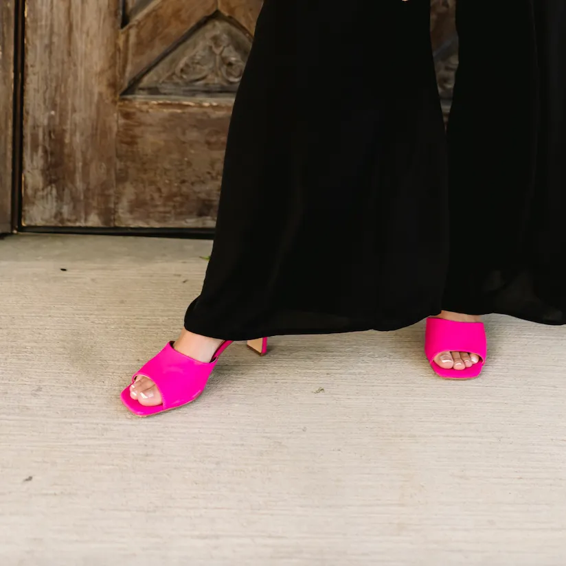 Lindsey Bold Upper Mule Heel - FINAL SALE