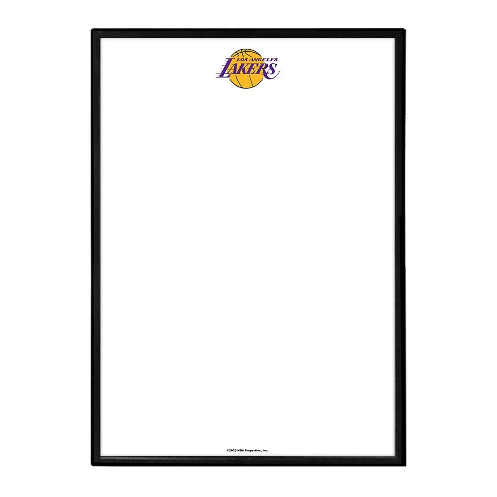 Los Angeles Lakers: Framed Dry Erase Wall Sign