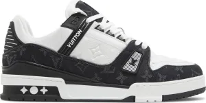 Louis Vuitton LV Trainer Monogram Denim White Black