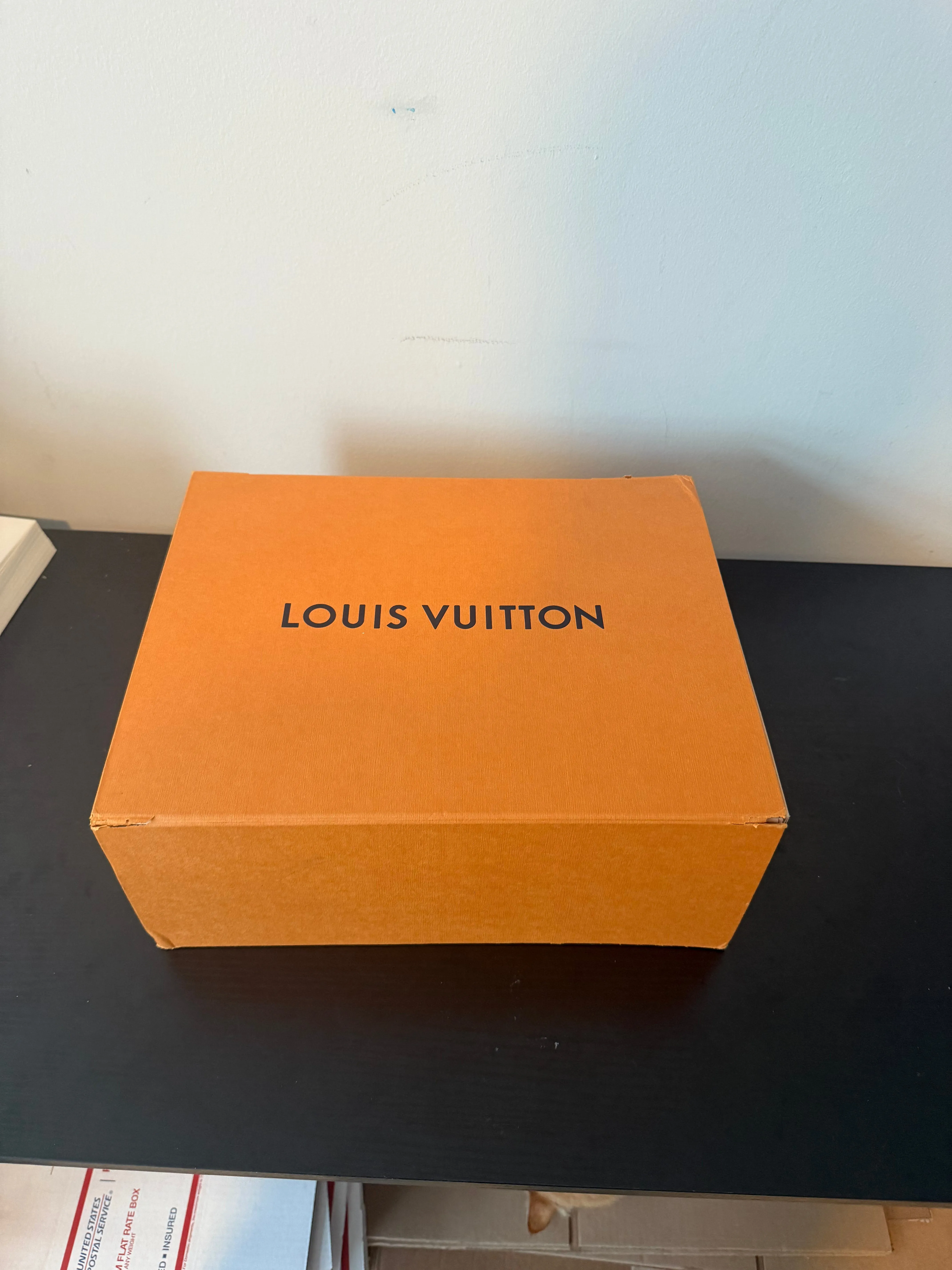 Louis Vuitton LV Trainer Monogram Denim White Black