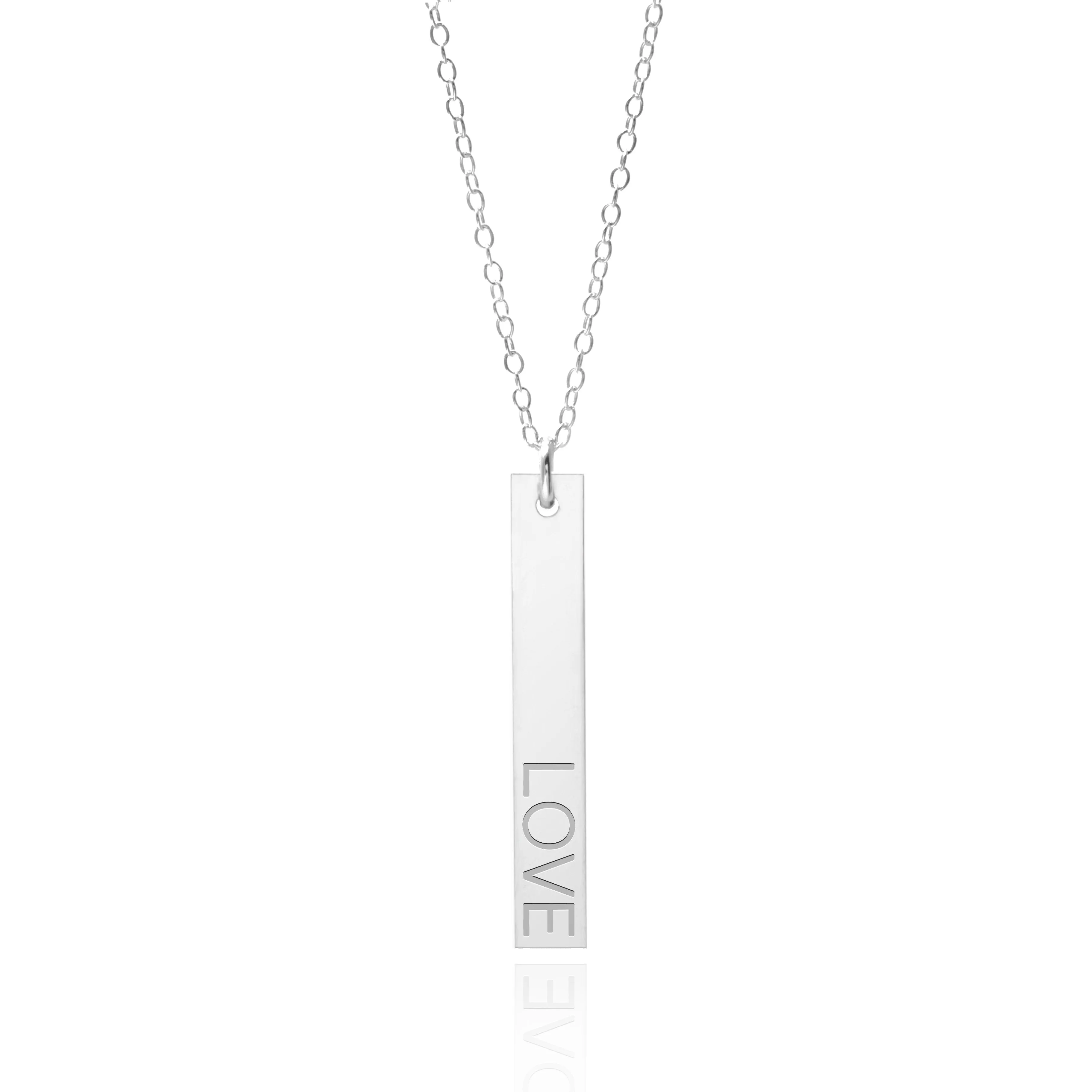 Love Vertical Necklace