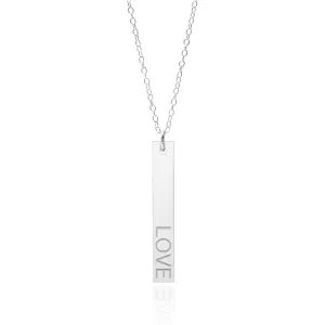 Love Vertical Necklace