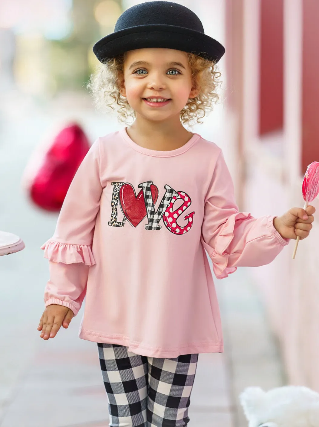 Love You Plaid Legging Set