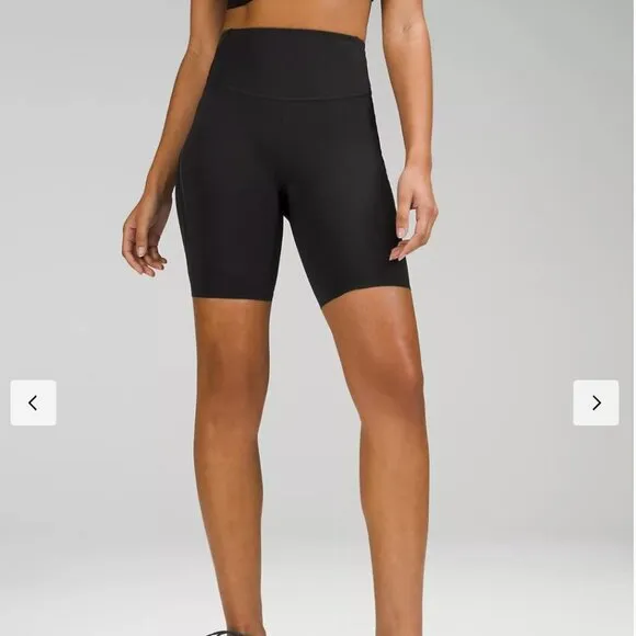Lululemon Black Base Pace HR Short 8” Reflective