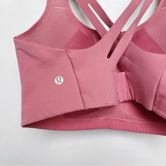 Lululemon Womens 36DDD AirSupport Bra High Support Brier Rose