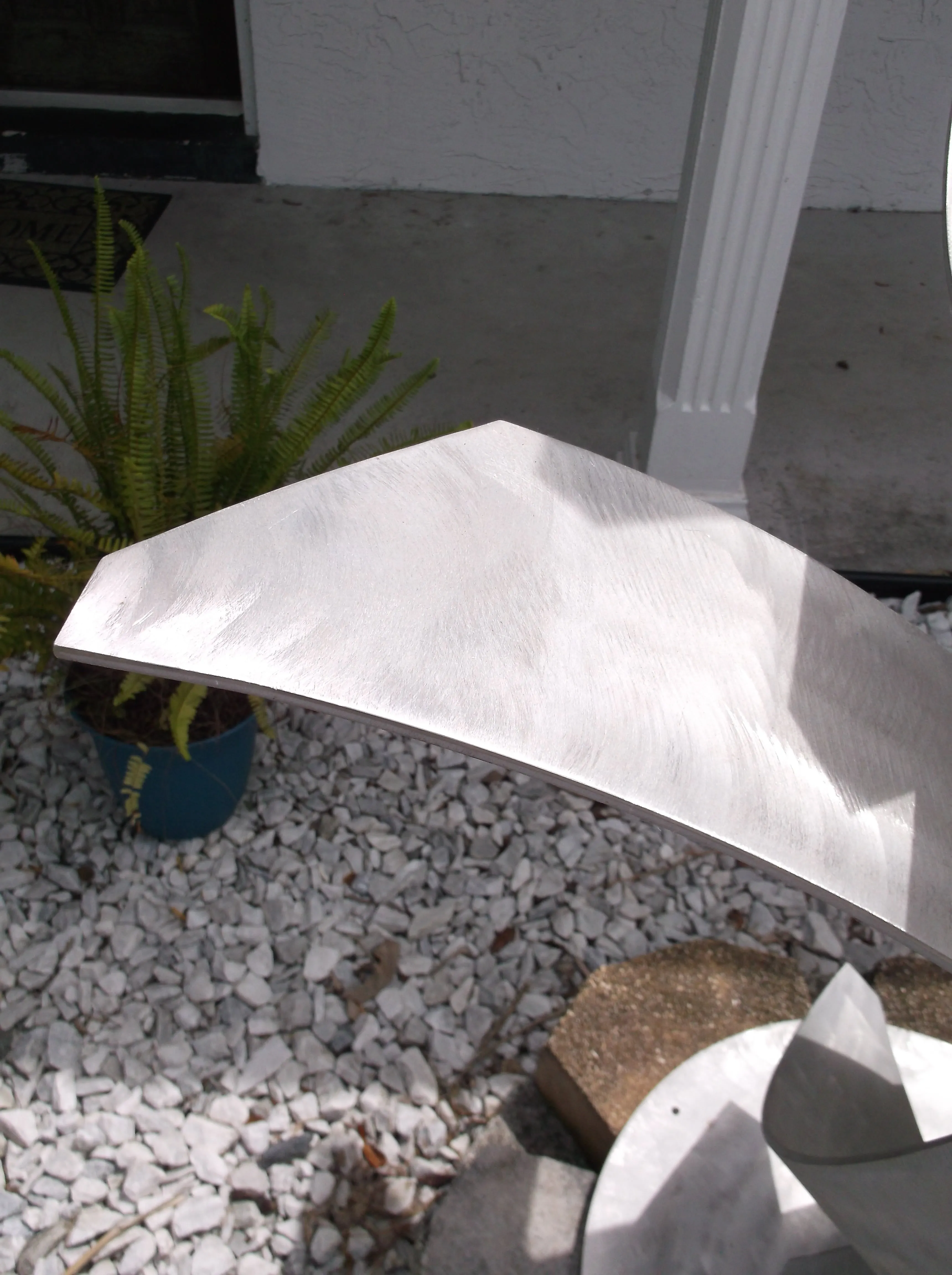 Luxury Aluminum Sculpture, Rise, Modern Abstract Indoor Outdoor Landscape Art