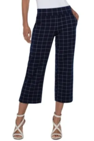 Mabel Pull On Wide Leg Crop Pant