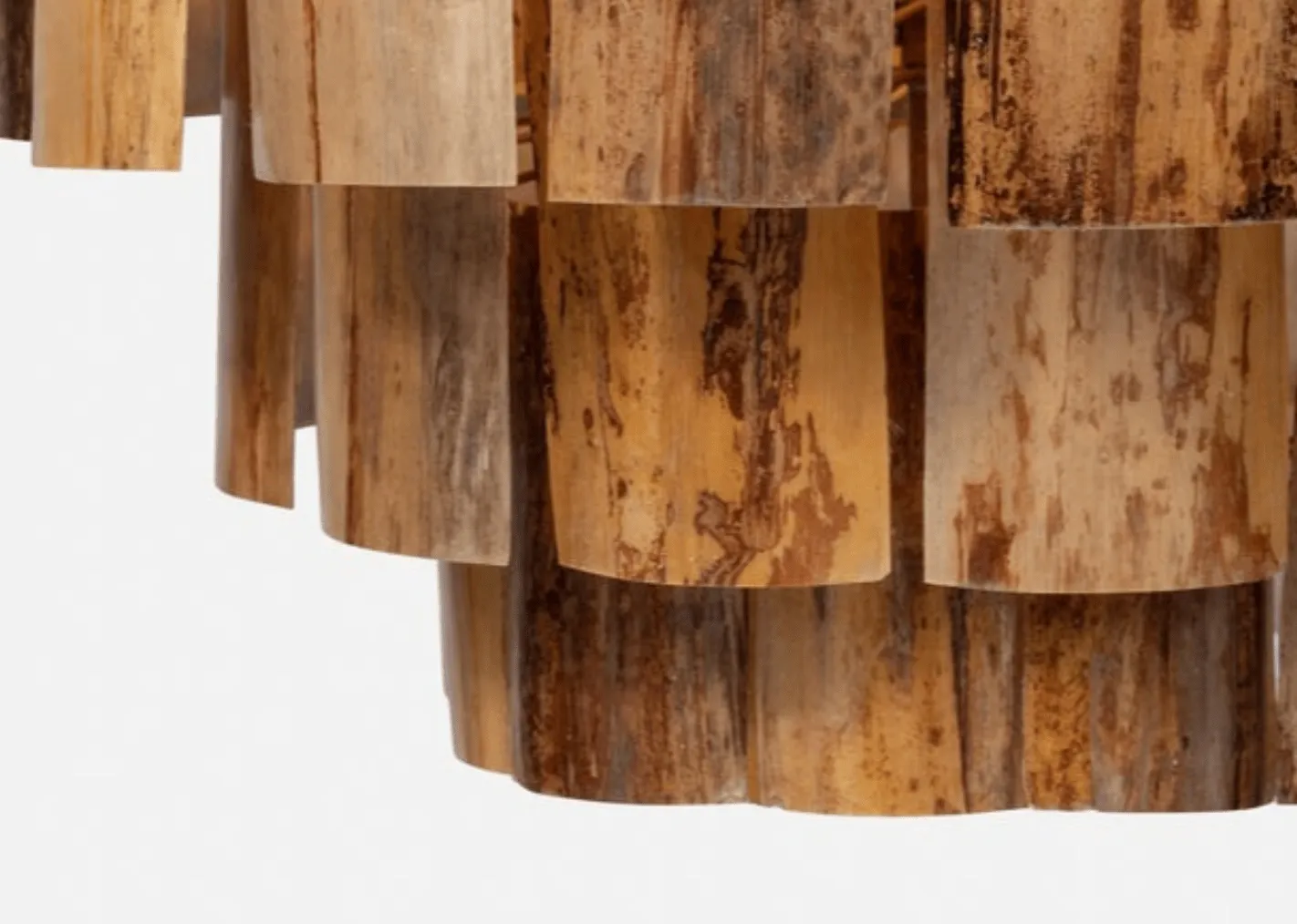 Madison Banana Bark Chandelier - Natural Dark