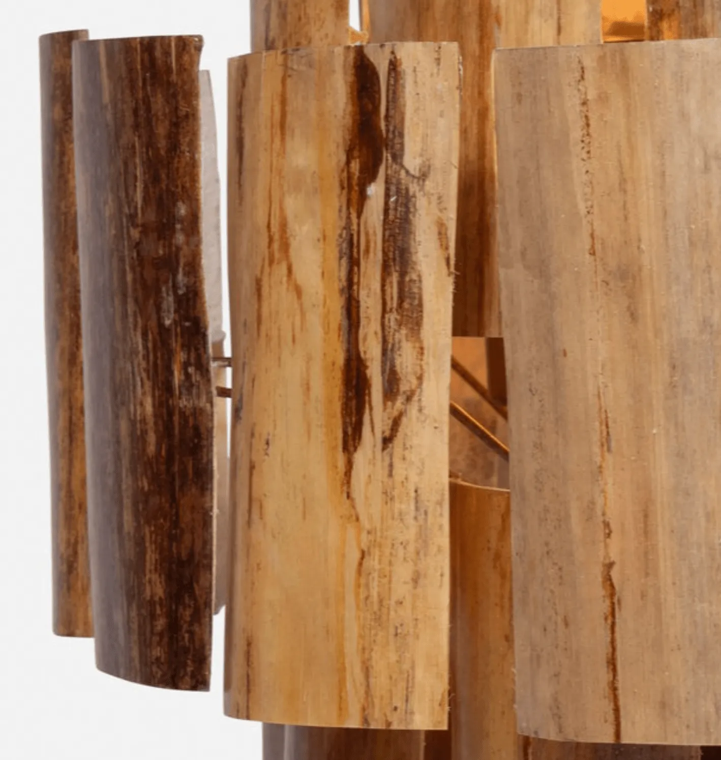 Madison Banana Bark Chandelier - Natural Dark