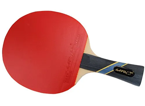 MAPOL 4 Star Professional Ping Pong Paddle Advanced Training Table Tennis Racket with Carry Case (2PCS)