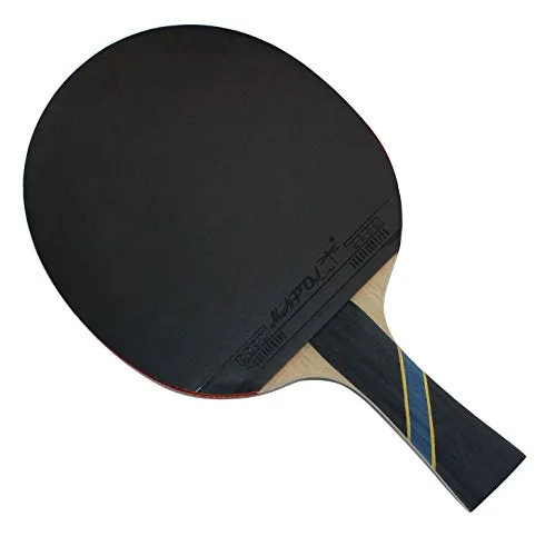 MAPOL 4 Star Professional Ping Pong Paddle Advanced Training Table Tennis Racket with Carry Case (2PCS)