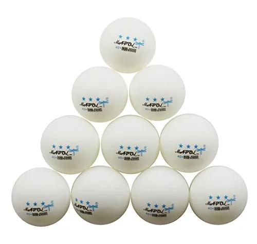 MAPOL REGAIL Training Ping Pong Table Tennis Balls (White, 40mm) - Pack of 100