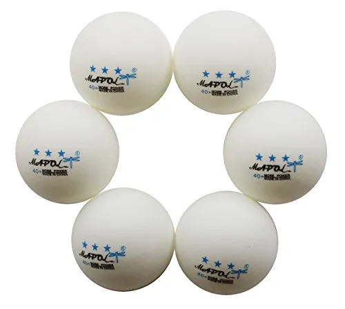MAPOL REGAIL Training Ping Pong Table Tennis Balls (White, 40mm) - Pack of 100