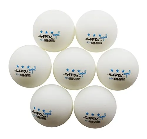 MAPOL REGAIL Training Ping Pong Table Tennis Balls (White, 40mm) - Pack of 100