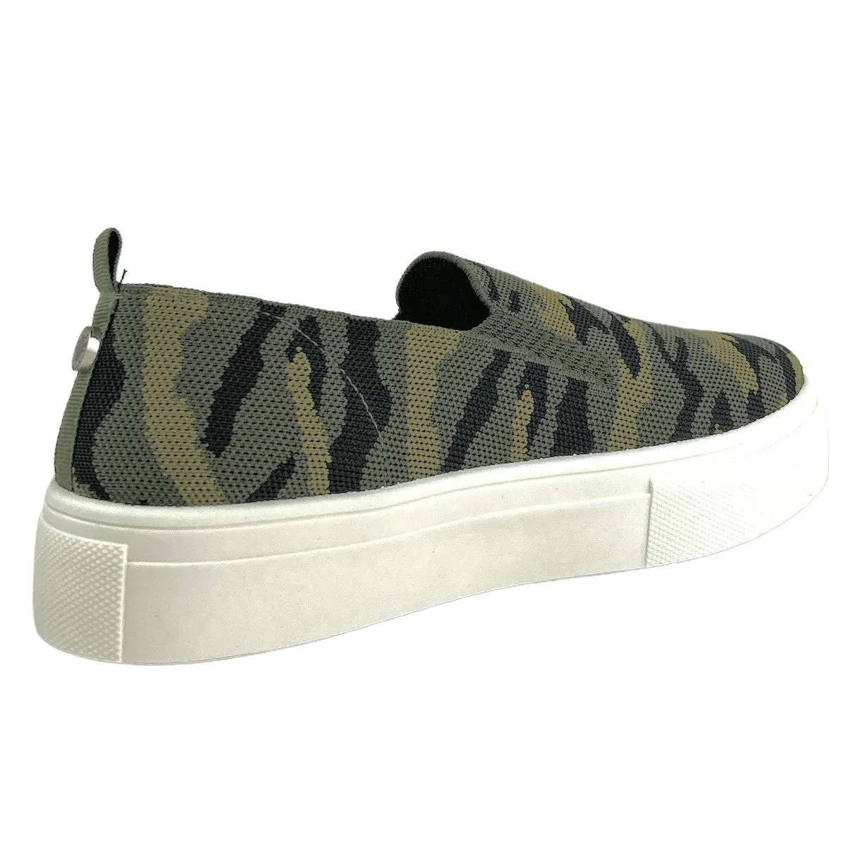 MAYGEE Women's Camouflage Slip On Sneakers