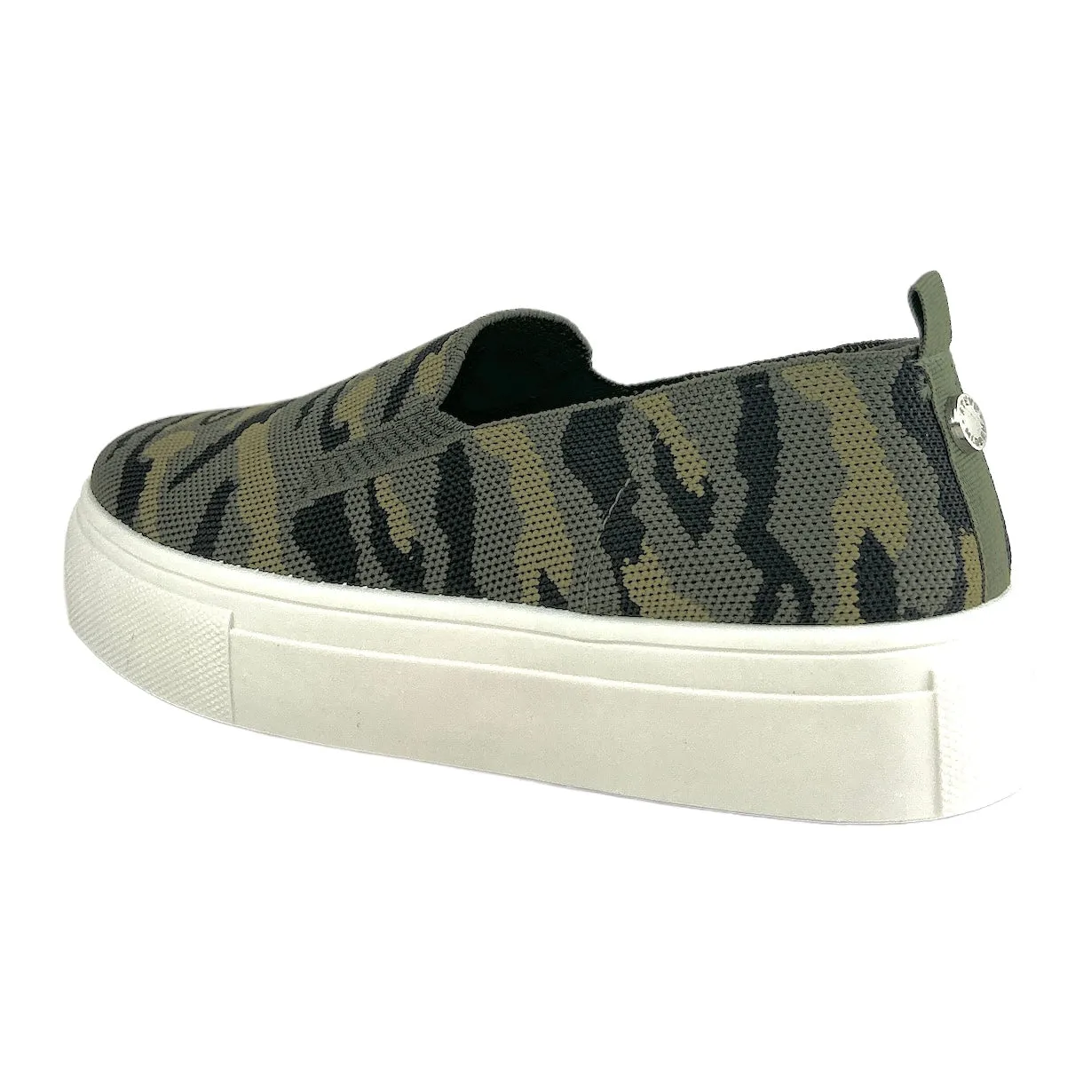 MAYGEE Women's Camouflage Slip On Sneakers