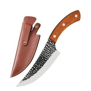 Meat Cleaver Butcher Boning Knife Chef Knife set Kitchen Handmade Forged Outdoor Hunting Fish Knife