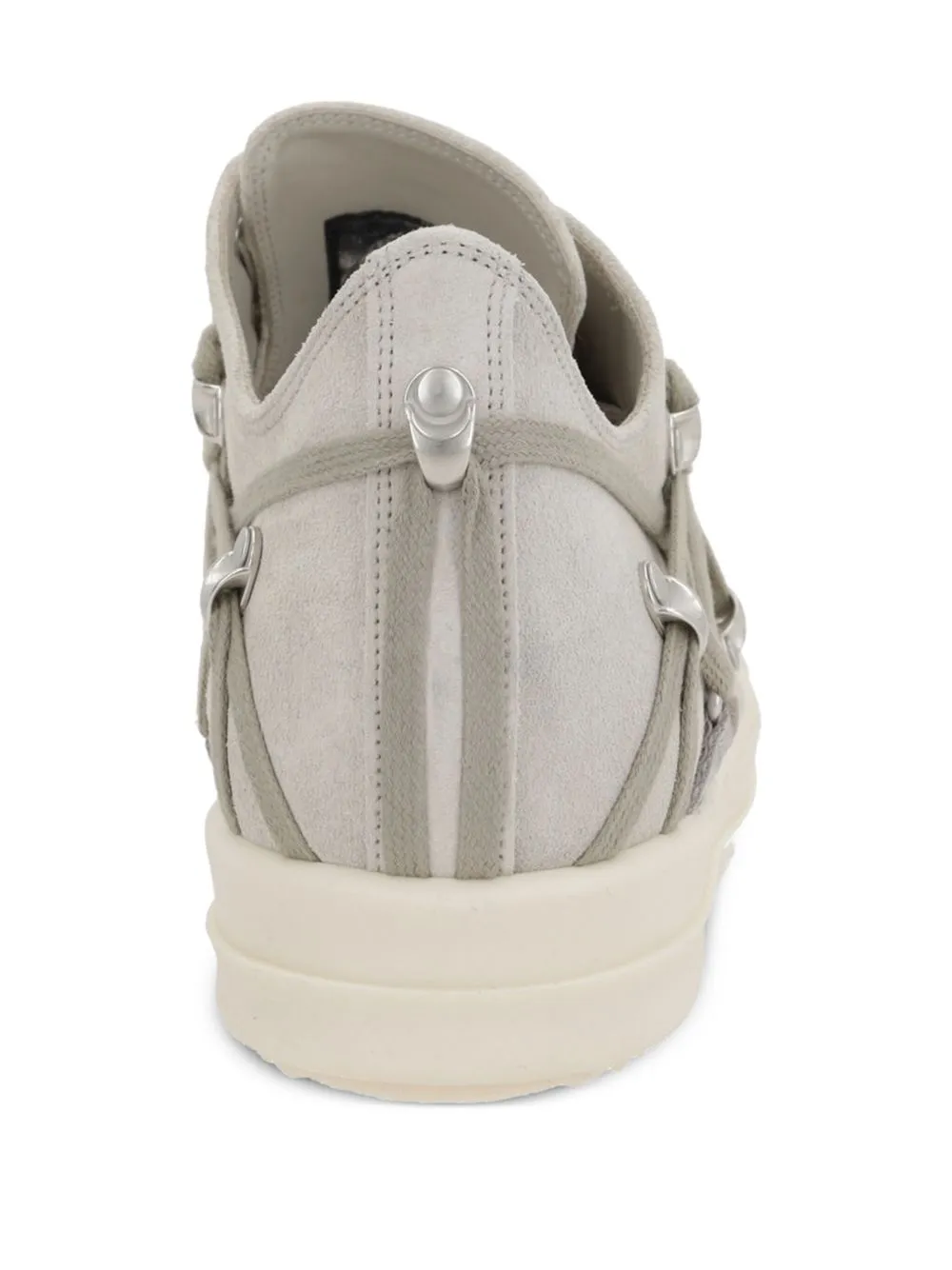 Megalaced leather sneakers